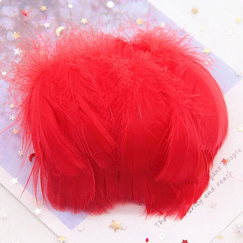 Elegant Natural Goose & Swan Feathers for Home Decor & Crafting - 100 Pieces