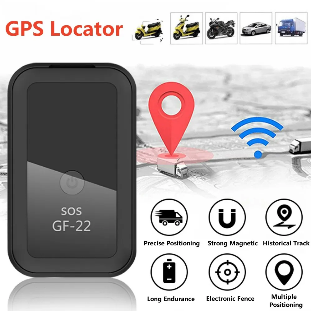 GF22 Mini GPS Tracker for Car Locator Real Time Anti-Lost Device Motorcycle  Car Positioning Voice Control GPS Tracking Device