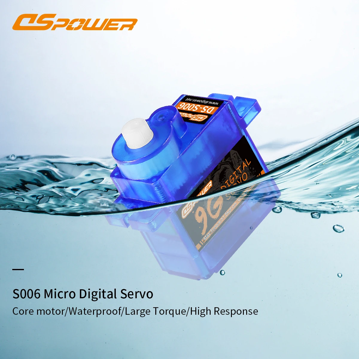 DSpower 9G Waterproof Digital Micro Servo for RC and Robotics Applications