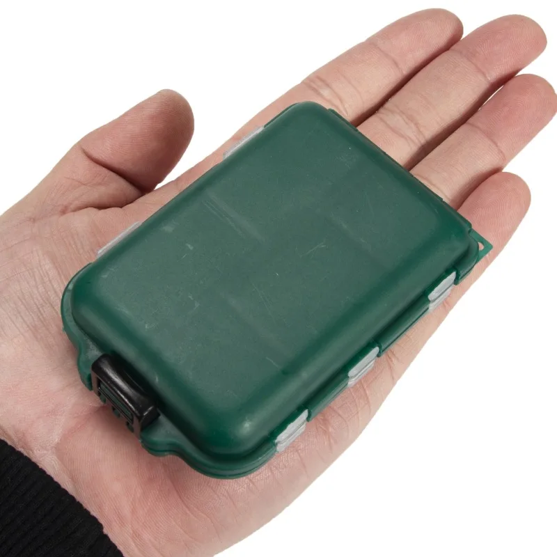 Compact 10-Grid Pill Organizer & Medicine Storage Case