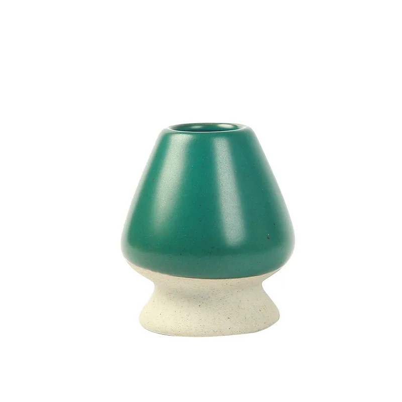 Japanese Ceramic Matcha Green Tea Chasen Holder Stand Bowl Bamboo Whisk Grinder Brushes Tea Tools Holder Tea Accessories Teaware Kitchen