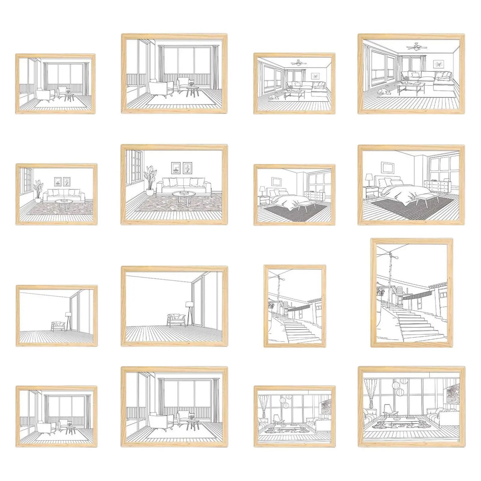 

LED Lighting Painting Decoration Glowing Photo Frame Adults Adjustable Art Painting for Office Anniversary Party Dining Room