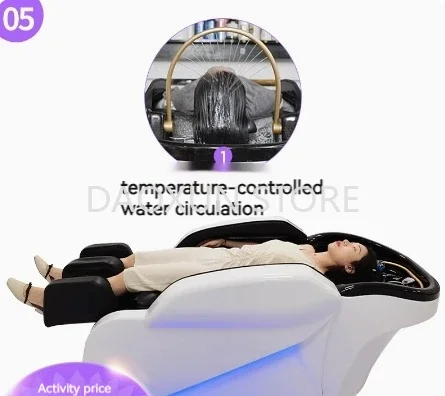 Head Spa Hair Washing Chairs Hair Stylist Luxury Smart Artifact Massage Shampoo Chair Lettino Massaggio Salon Equipment