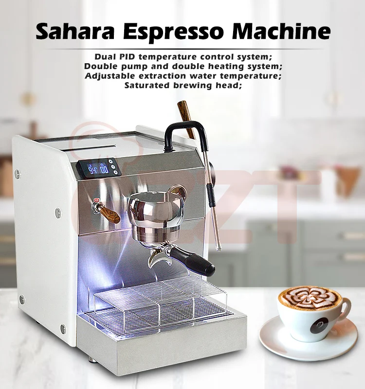 GZZT015BarProfessionalEspressoMachineMakerDoublePIDandLtaly