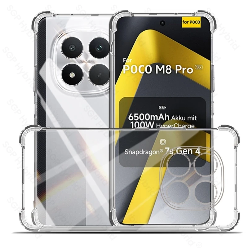 Transparent Armor Phone Case - Durable Back Cover