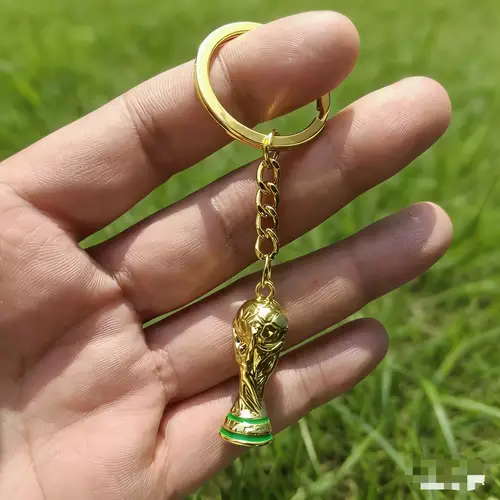 2026 FIFA Trophy Keychain Metal Key Ring Football Fan Souvenir Soccer Collectible Pendant Memorial for Men Sports Fans Gift Idea - Image 4