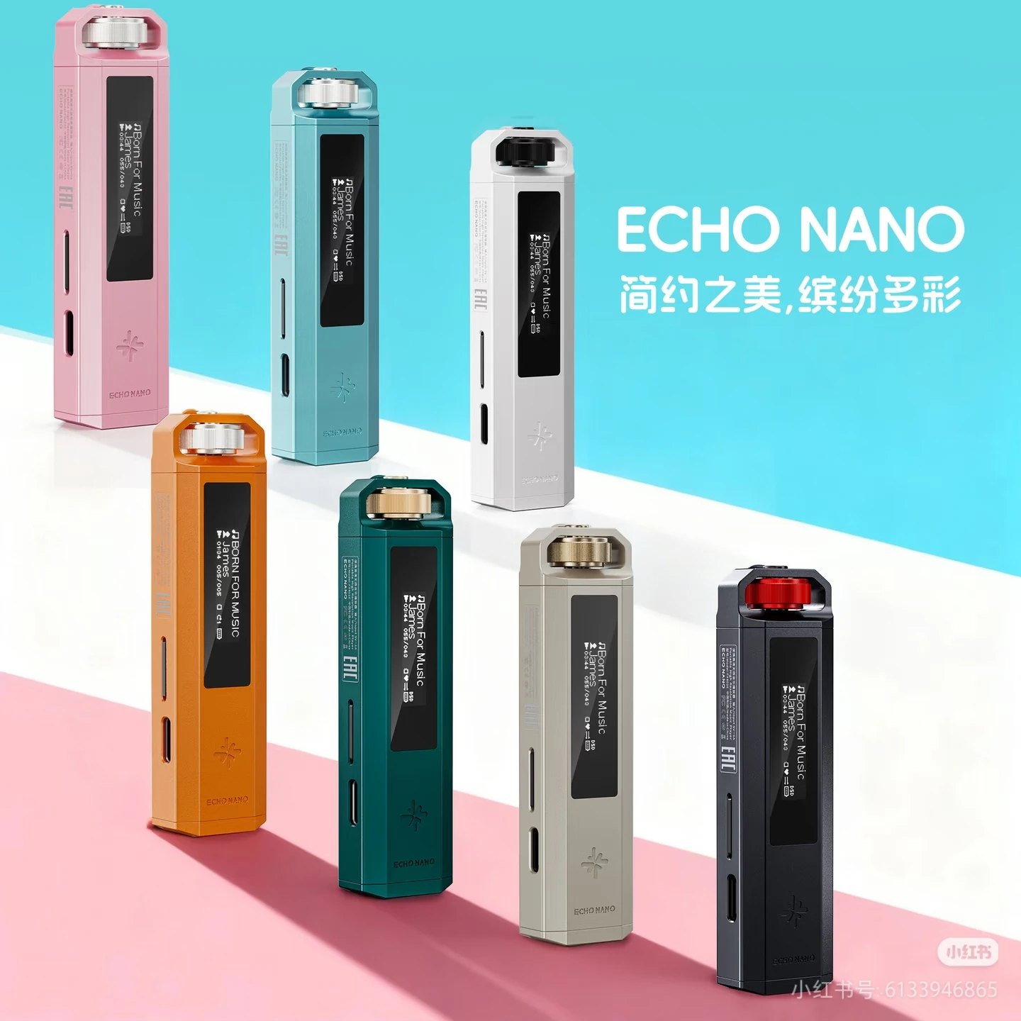 FiiO ECHO NANO 음악 플레이어 Snowsky 휴대용 미니 무손실 Mg-Al 합금 HiFi MP3 플레이어 OLED 스크린 DAC DSD MP3 Presle