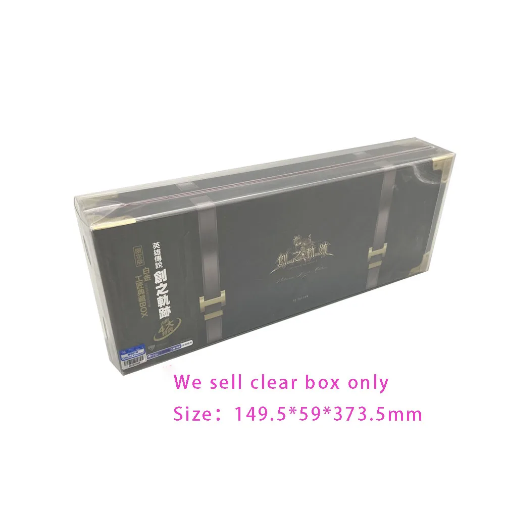 Cover Protettiva Trasparente Per Animali Domestici Per Ps4 Game The Legend Of Heroes: Hajimari No Kiseki Limited Edition Game Storage Display Box