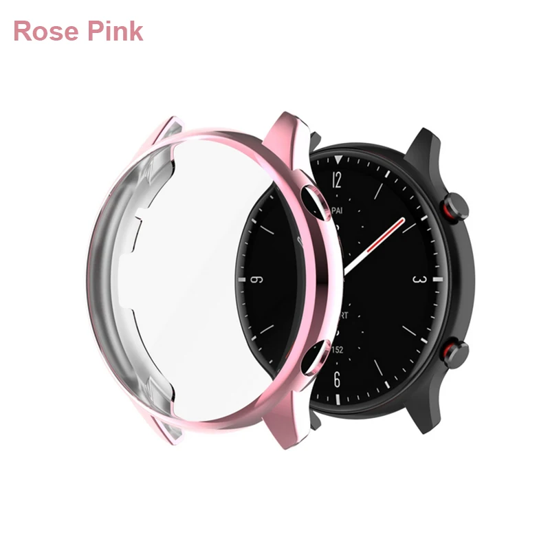 Premium Amazfit GTR Case Protector with Screen Film - Durable TPU Shell Protection Cover Accessories