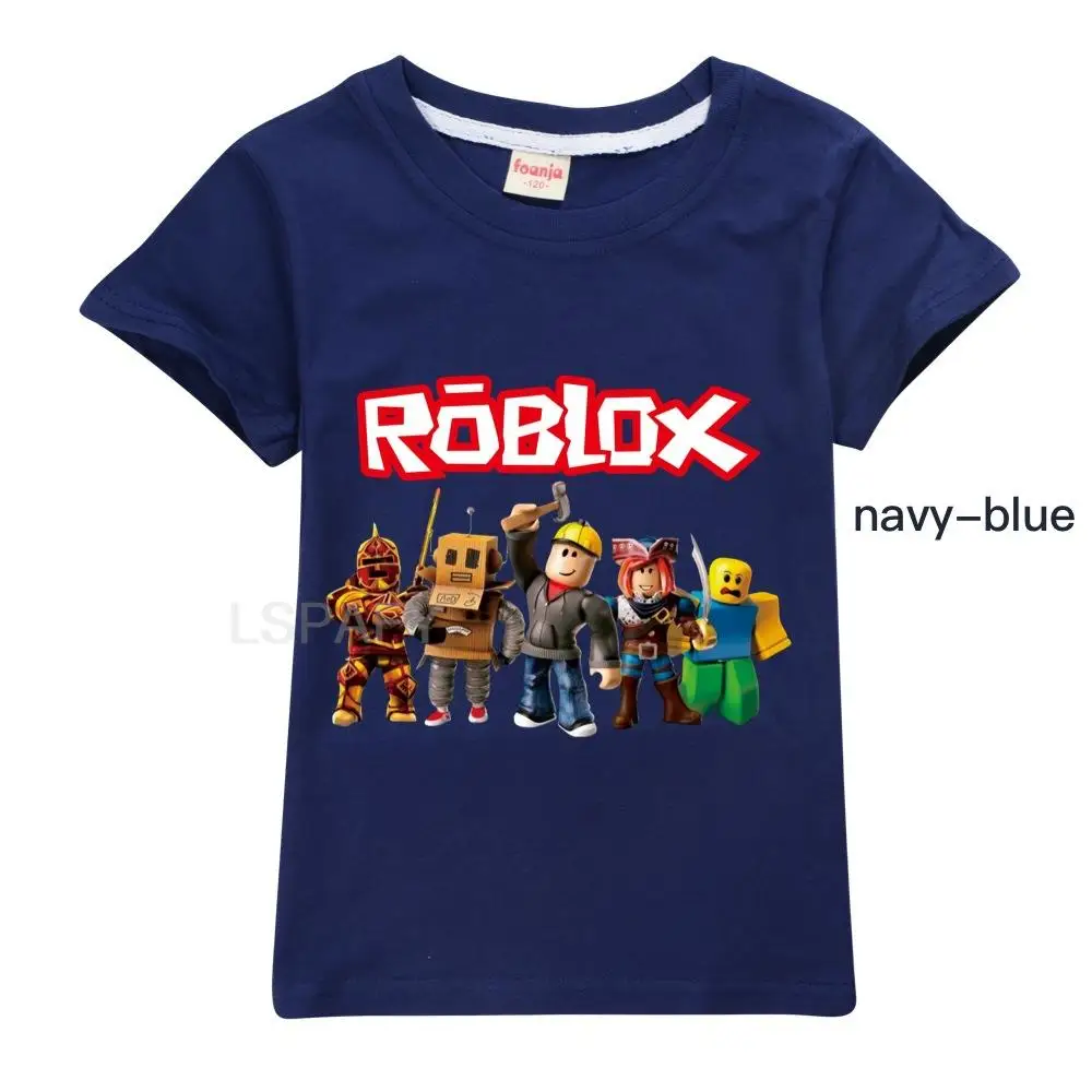 Desgaste das crianças ROBLOX Dos Desenhos Animados Imprimir Moda Casual T- shirt de manga curta Verão para Crianças Grandes Melhores Presentes -  AliExpress