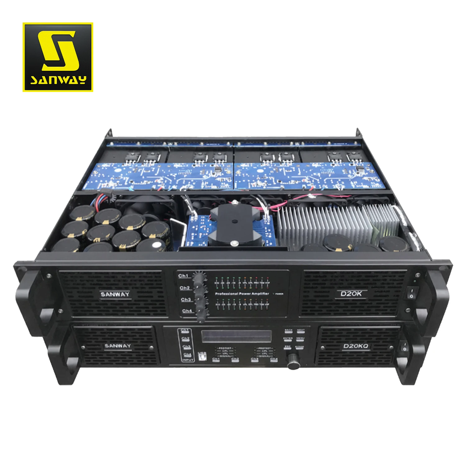 FP20000Q D20K 4CH Class D Subwoofer Power Amplifier