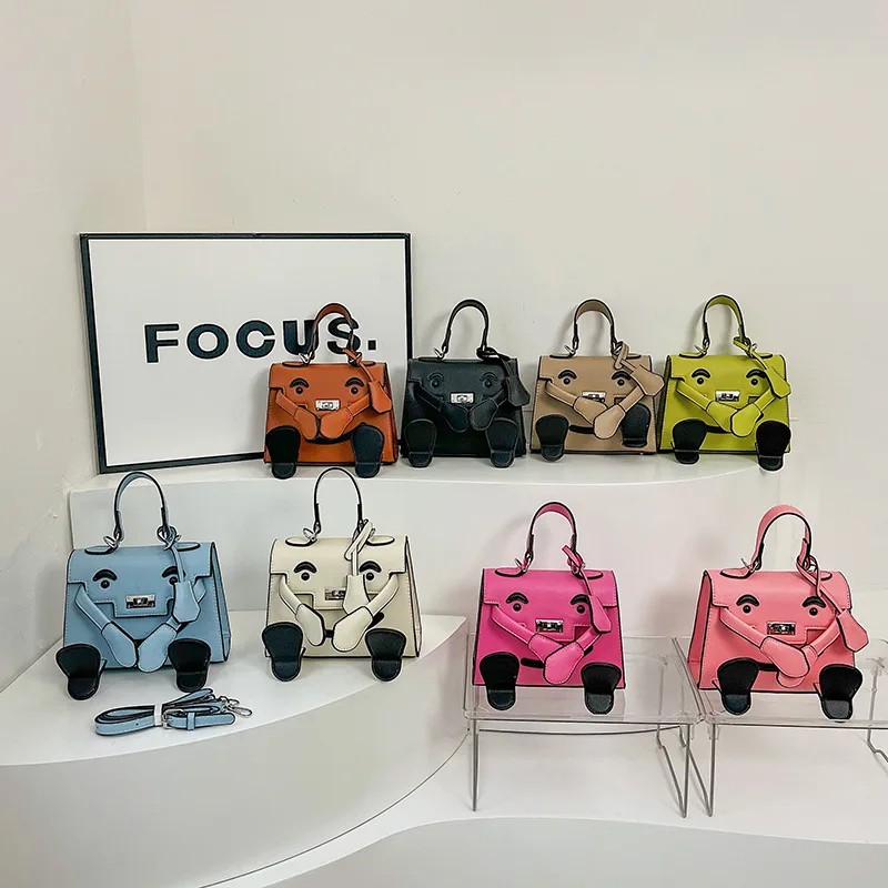 2025 Whimsical Satchel Women Playful Motif Convertible Crossbody Vegan Leather AntiTheft MultiScene Artisanal EcoChic Essentials