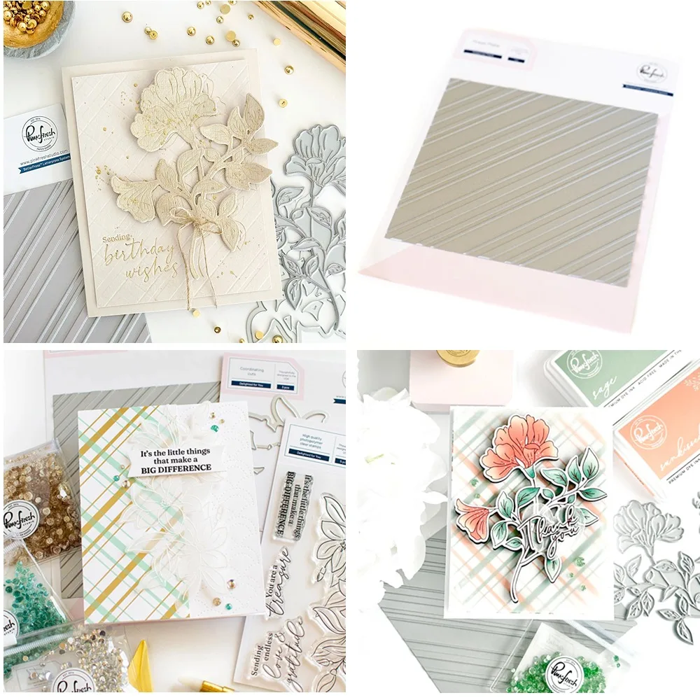 

Goodly диагональный клетчатый пресс-шаблон Новое поступление 2024 Сделай Сам формы для скрапбукинга Бумажный шаблон ручной работы Украшение