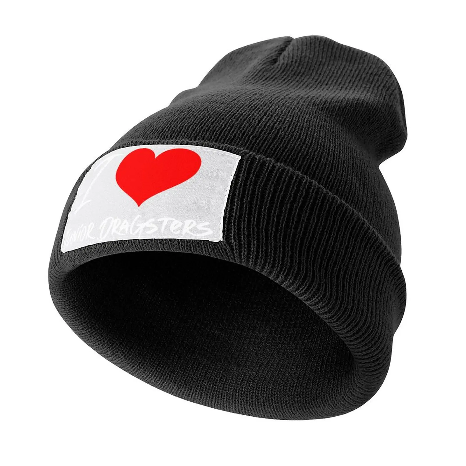 

I Love Junior Dragsters Heart Racing Jr Racer Knitted Cap Ball Cap New Hat Luxury Brand Snap Back Hat Sun Hats For Women Men's