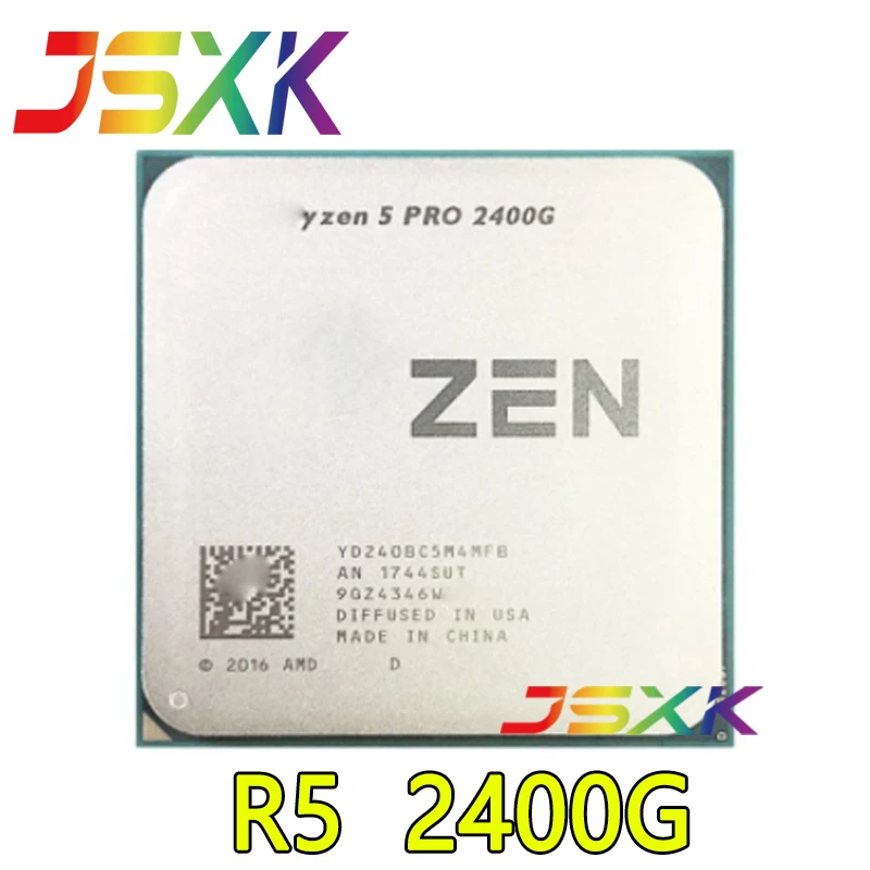 Procesador de CPU AMD Ryzen 5 2400G R5 2400G 3 6 GHz Quad Core Quad procesador-de-cpu-amd-ryzen-5-2400g-r5-2400g-3-6-ghz-quad-core-quad