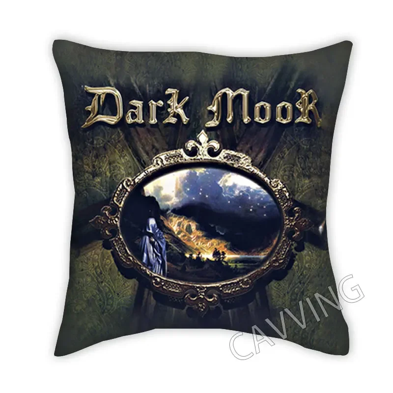 

Декоративные наволочки Dark Moor Band из полиэстера с 3D рисунком, квадратная искусственная наволочка, подарки для фанатов