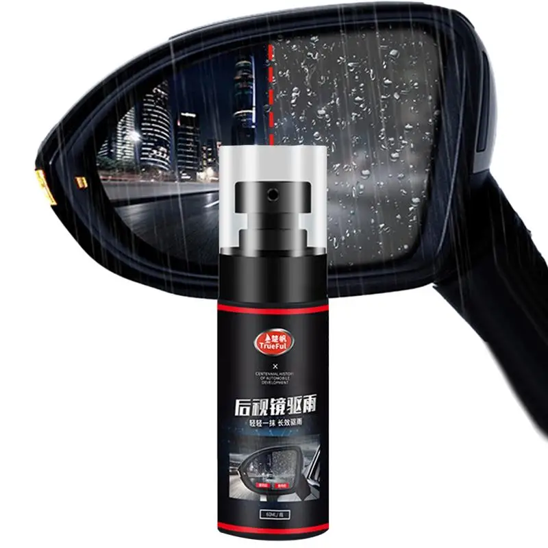 

Auto Rain Coating Waterproof Vehicle Mirror Coating Agent 60ml Car Glass Agent Rearview Mirror Water Flooding Film Defogging