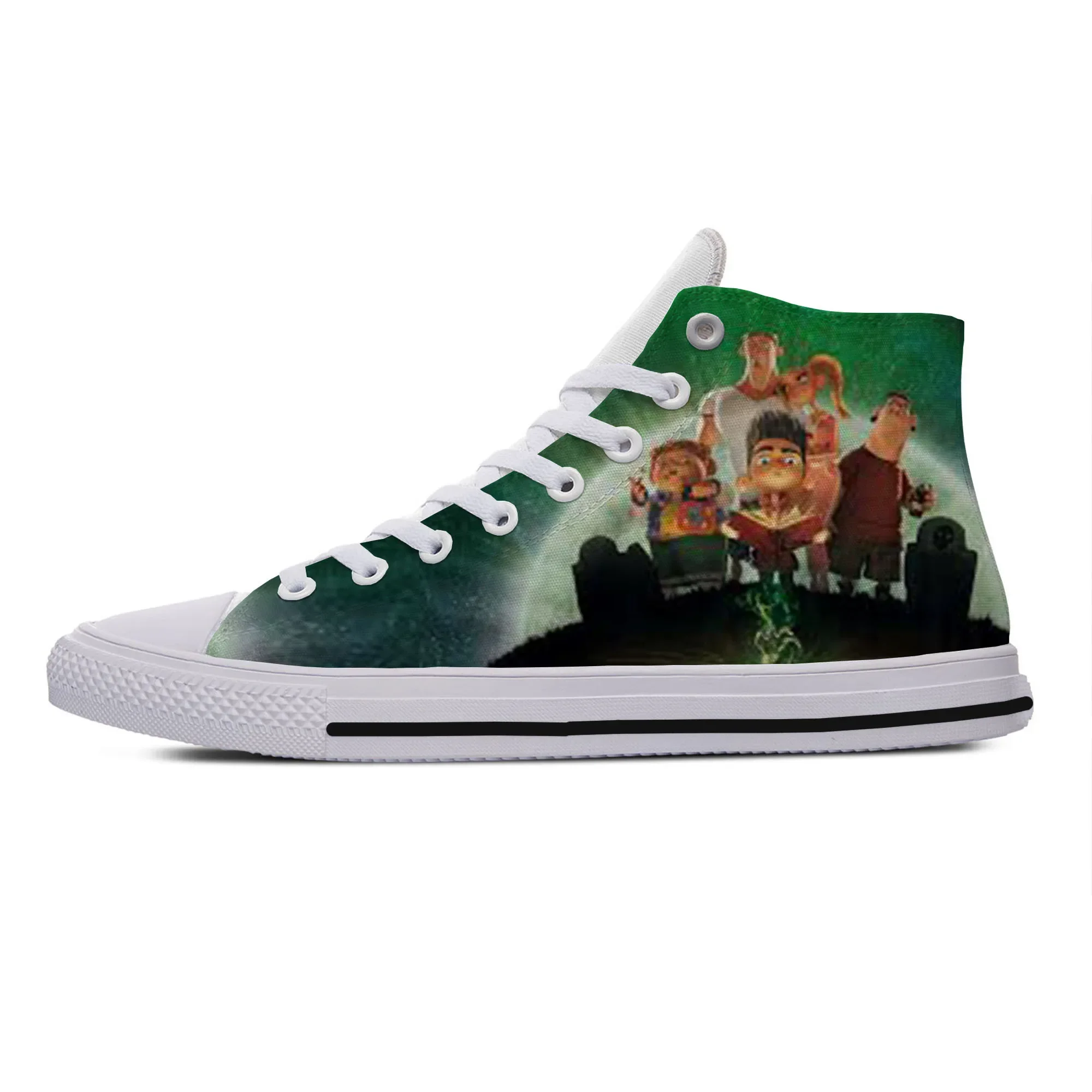 Hot Cool Fashion New Summer Sneakers Latest Casual Shoes Cartoon Cute Men Women ParaNorman High Help Classic Board Shoes