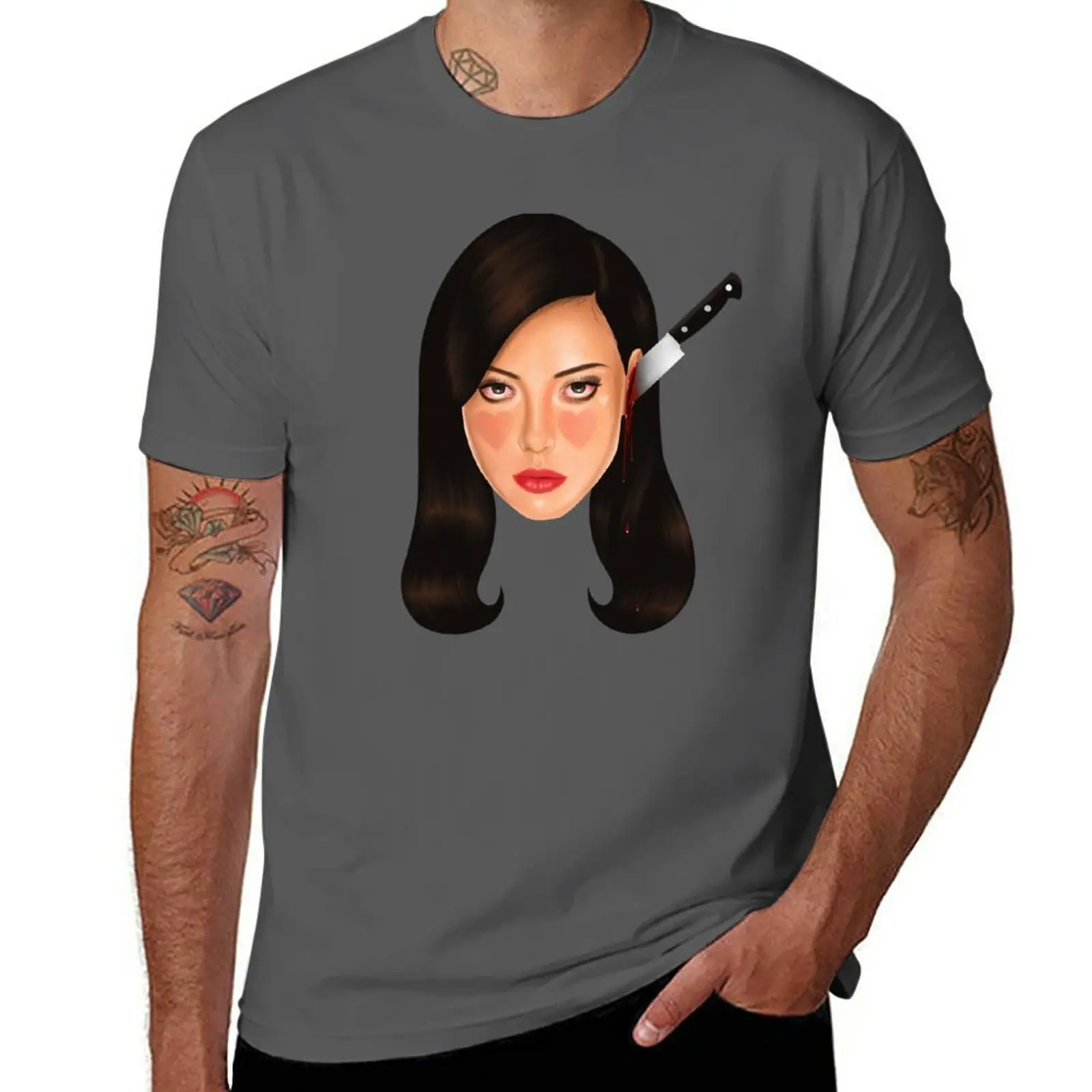 

Aubrey Plaza T-Shirt anime quick-drying vintage clothes aesthetic clothes mens graphic t-shirts anime