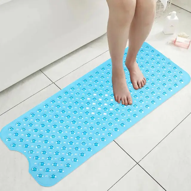 Non Slip Shower Mat with Friction and Suction Cup Anti Slip Bath