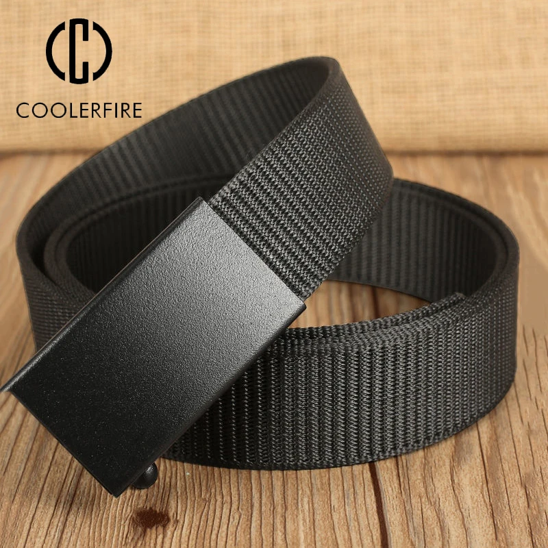 Mens Belts Nylon Webbing High Quality Army Canvas Casual Fabric Tactical Belt Accessories Male Military Jeans Waist Strap HB073