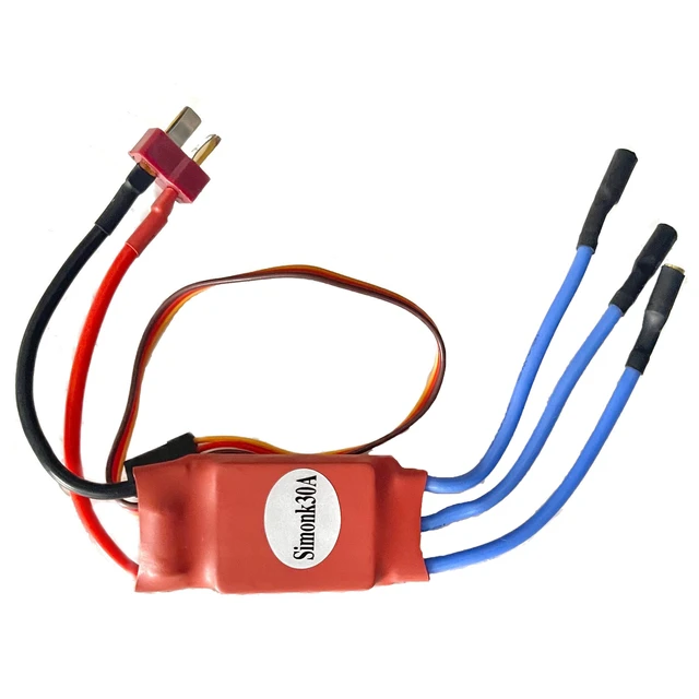 30A RC Brushless Motor Electric Speed Controller ESC 3A UBEC with XT60 &  3.5mm Bullet Plugs