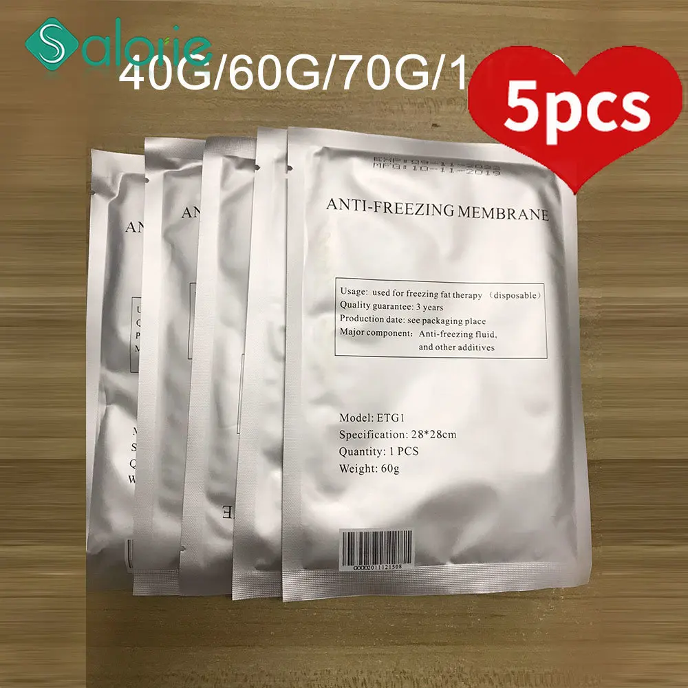 

5PCS Slimming Weight Loss Patches for Cryolipolysis Machine Anti Freeze Membrane Fat Freezing Cellulite Dissolve Fat Cold