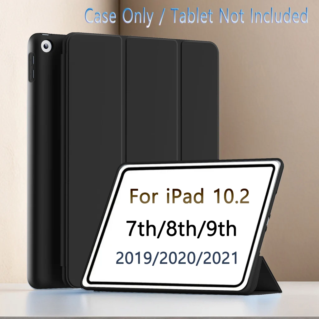 Magnetic Flip Smart Cover with Soft Silicone Back Shell