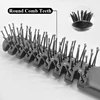 1 Piece Men Fluffy Hair Curly Brush Salon Hairdressing Combs Anti-static Massage Hair Care Ribs Comb Nine-Row Comb Styling Tools 6