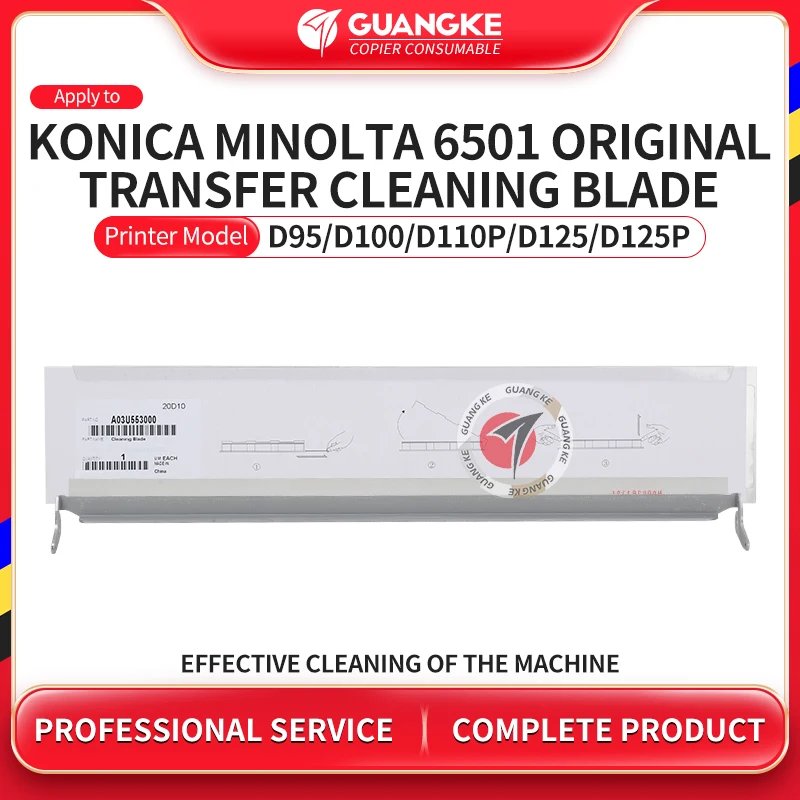 Lâmina de Limpeza da Correia Transferência Original para Konica Minolta 6501 6500 6000 7000 5501 Lâminas da Correia Ibt A03u553000
