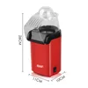 Electric Popcorn Makers Hot Air Popper Maker Automatic Fast Popcorn Machine 2L Capacity for Home Movie Time Kids Christmas Gift 4