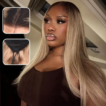 Honey Blonde Body Wave Wig 1
