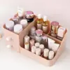 Large Makeup Desktop Storage Box Vanity Countertop Organizer with Drawers for Brushes Eyeshadow Lotions Lipstick Nail Polish 5