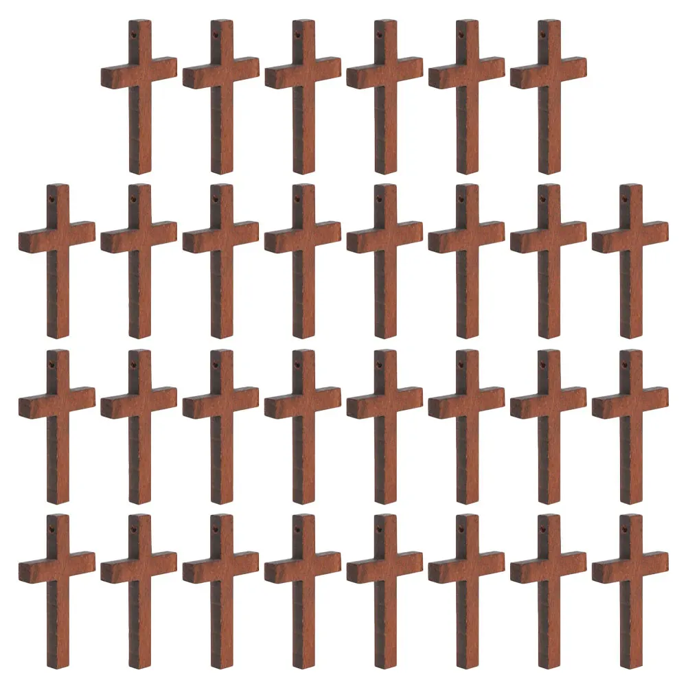 

30pcs Cross Pendants DIY Delicate Cross Bracelet Pendants Creative Hand Chain Decors