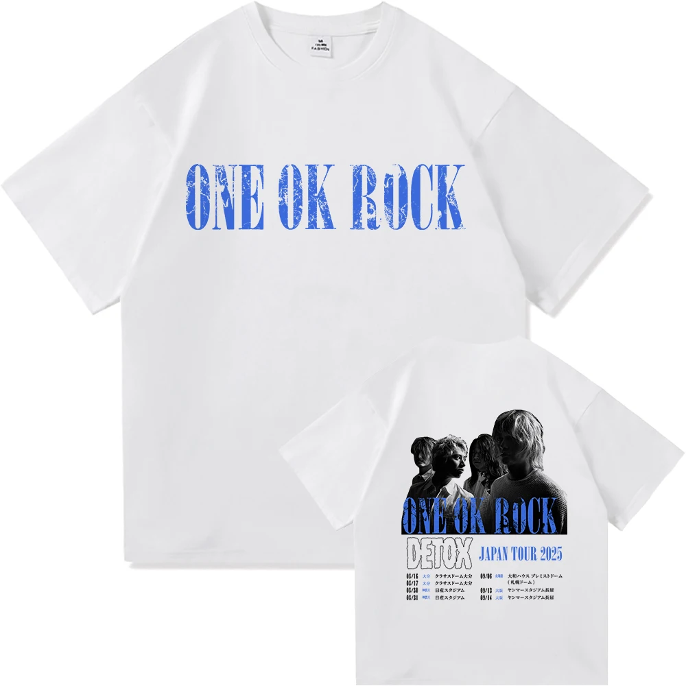 One Ok Rock DETOX Tour 2025 TShirt Fashion Men/women