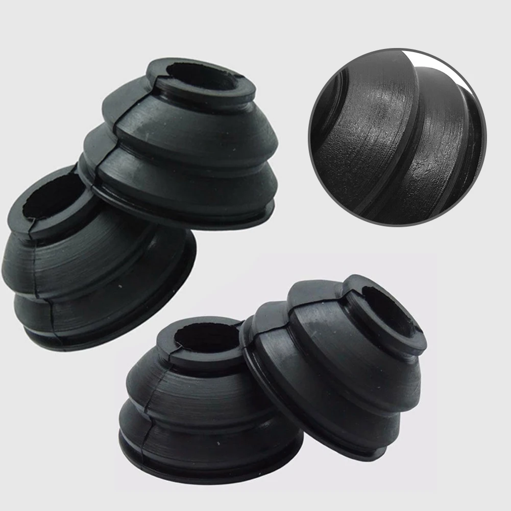 

4 PCS Dust Boot Covers Universal Car Suspension Steering Ball Joint Rubber Dust Boot Cover Track Rod End Set Kit