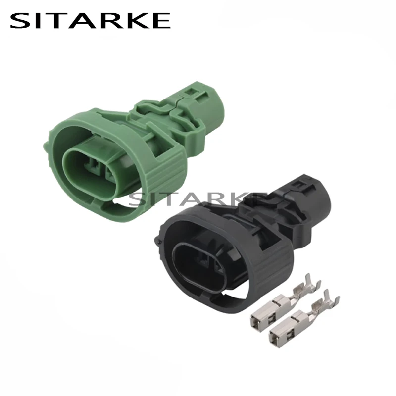 Plugue de Cabo de Plástico Elétrico Conector de Automóvel Injetor de Combustível de Energia Júnior Soquete do Temporizador Pinos 2.8 Serise Tyco Amp 10 Conjuntos