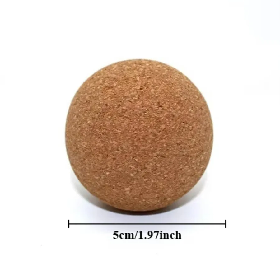 Cork Massage Ball for Muscle Tension, Trigger Point Therapy Tool for Back & Shou