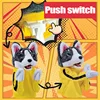Kids Husky Kung Fu Gloves Toy Fighting Dog Boxing Hand Puppet Hand Finger Plush Doll Battle Party Social Strategy Tables Game 4