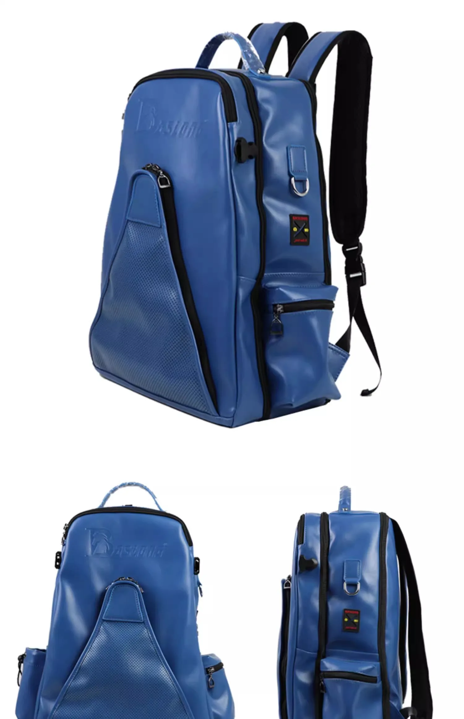 Equestrian Bag PU Large Capacity Equestrian Equipment Bag Boots Helmet Children's Backpack Waterproof Knight