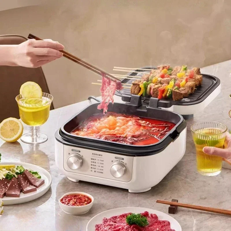 Midea 220V Electric Cake Pan 2000W Double-sided Heating Deepening Frying Machine Can Be Removed and Washed Hotpot 5