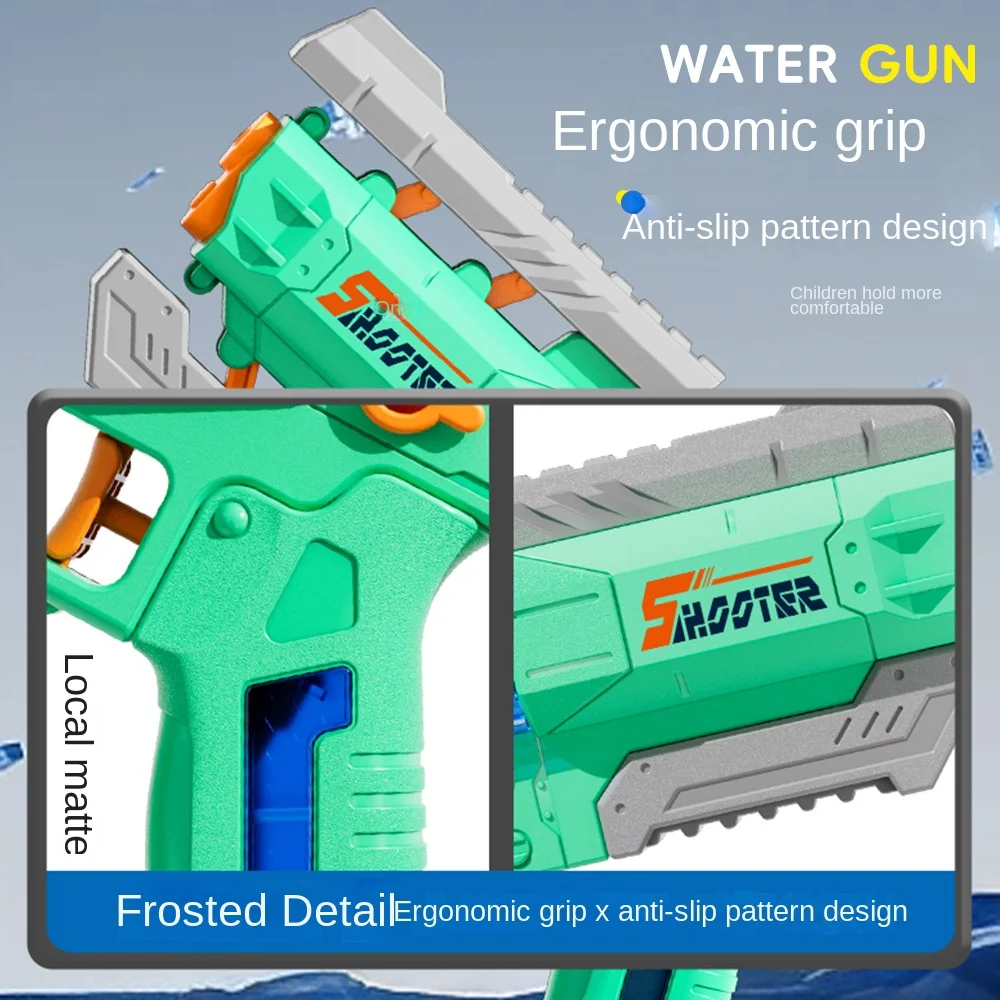 New left wheel Water Gun with transformable manual firing for outdoor continuous water play Toys for Boys and Girls in summer