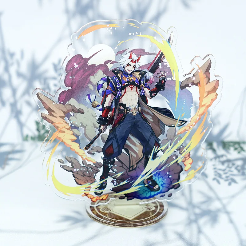 Spiel Auswirkungen Neue Stand Figur Acryl Yelan Chevreuse Navia Xiao Cosplay Modell Platte Schreibtisch Dekor Fans Freund Geschenk – Detail 6