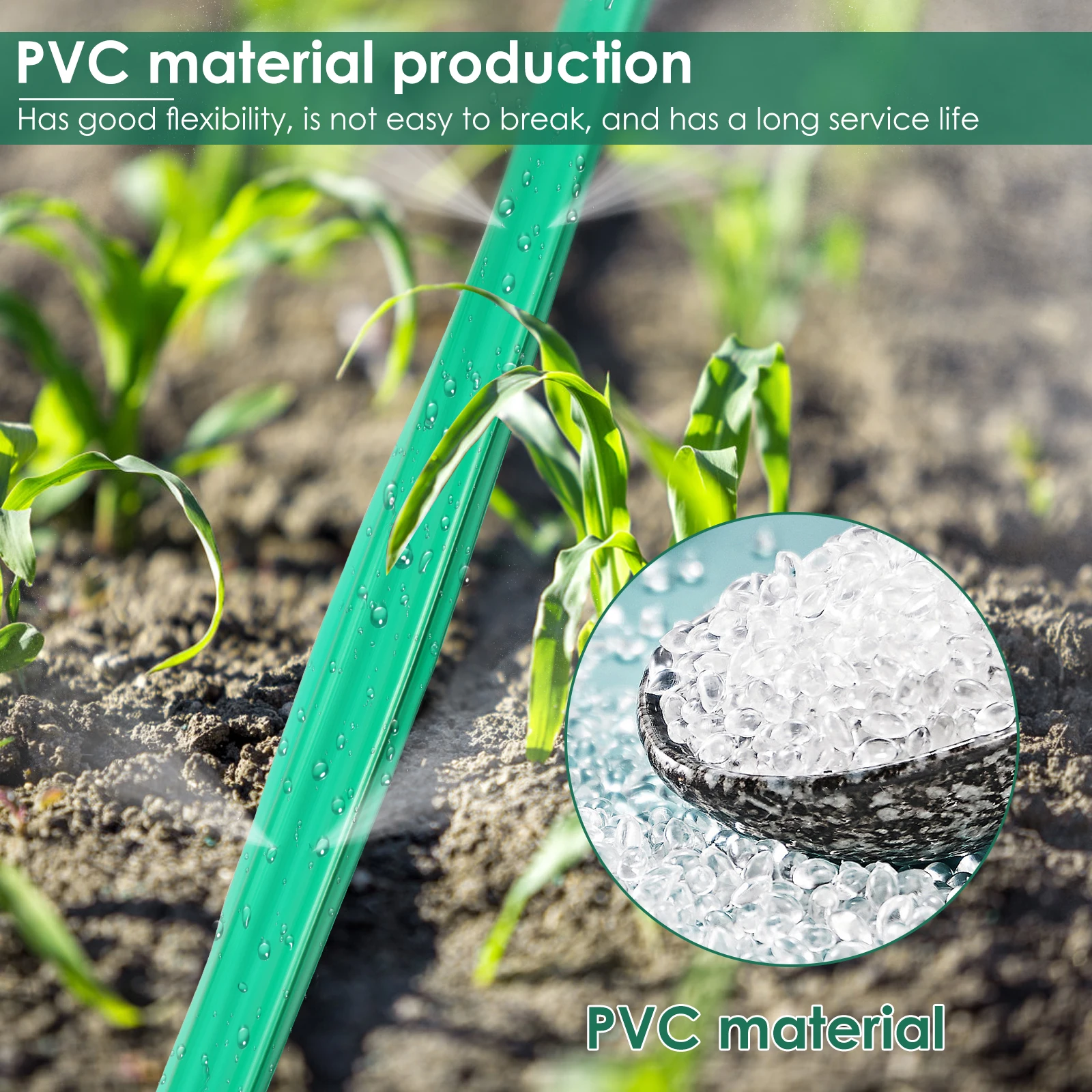 PVC Garden Soaker Hose for Lawn Watering Irrigation
