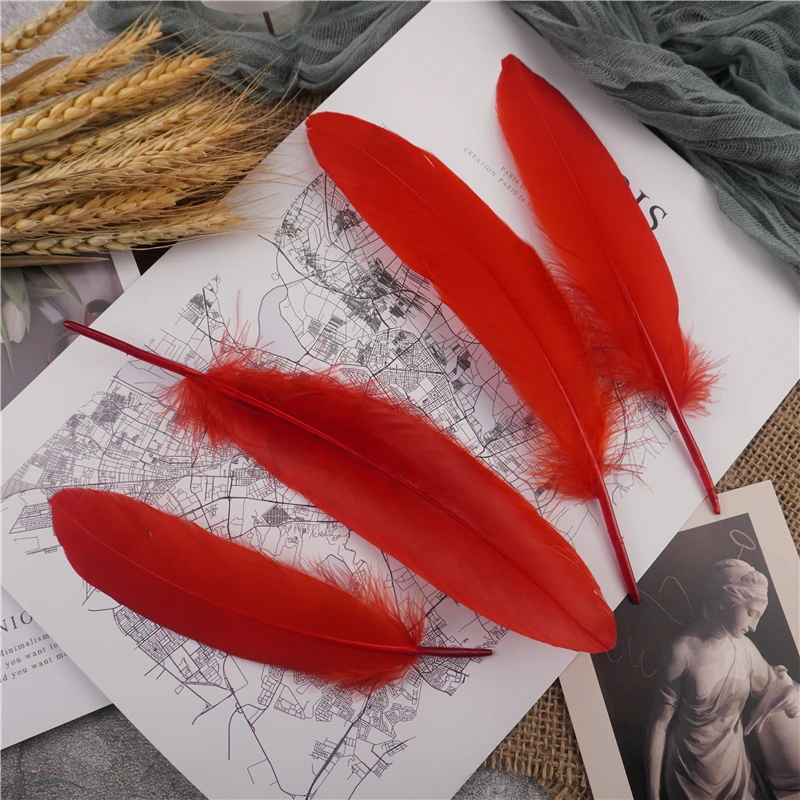 Goose Feathers 15-20cm Wedding Party Decoration Dream Catcher Accessories DIY Handicraft,goose feathers,mixed color feathers,craft feathers,natural feathers