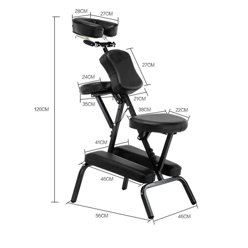 Salon chair Folding Adjustable Tattoo Scraping Chair folding massage chair portable tattoo folding beauty bed salon