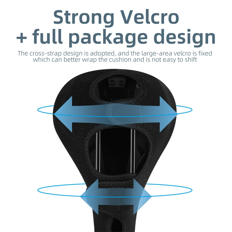 WEST BIKING Bike Anti-slip Waterproof Saddle Cover Soft Cushion Padded Sport Bicycle Outdoor Shock Absorption Cycling Seat Cover