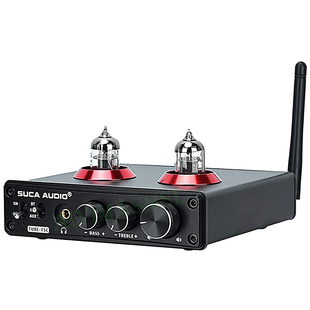 

AIYIMA SMSL Bluetooth 5,0 с высокими басами USB декодирование DAC усилитель для наушников GE5654 трубка без потерь передача HIFI вакуумная трубка Предварительный усилитель