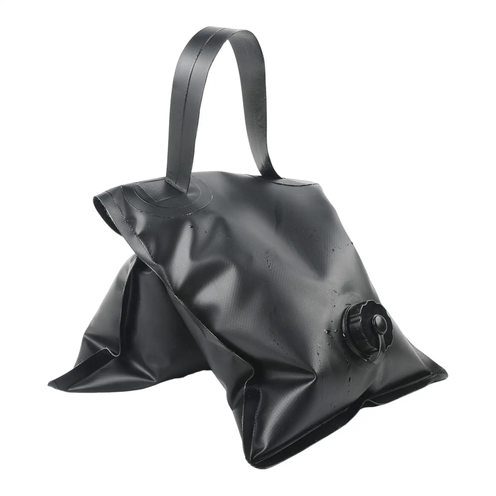 Sacchetto Del Peso Dell'Acqua Sacco Di Sabbia Portatile Resistente Nero Peso Sacchetto Di Sabbia Bandiera Peso Base Per Tettuccio Esterno Treppiede Ar