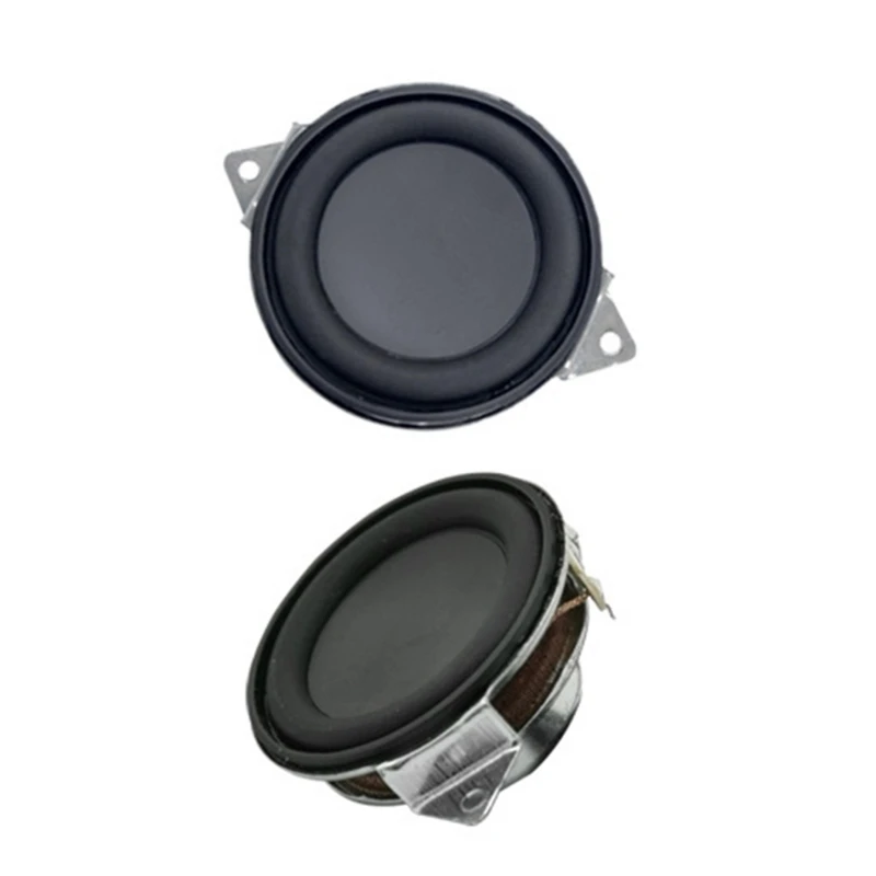 Speaker 5W 4Ohm 40mm Diameter Round Replacement Loudspeaker Speaker Neodymium Rubber Side P9JD